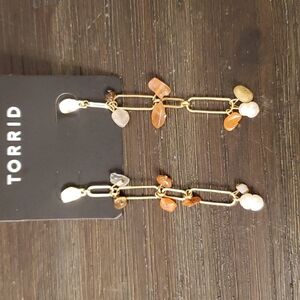 Torrid E Link Stone Dangle Earings